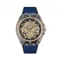 Police Orologio uomo PEWGR1592403 44mm acciaio inox quarzo analogico quadrante grigio cinturino in pelle nero