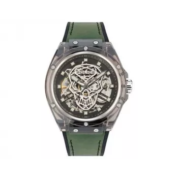 Police Orologio uomo PEWGR1592406 44mm cassa in acciaio inox cinturino in pelle analogico al quarzo