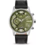 POLICE orologio uomo PEWJF2203305 48mm cronografo quadrante nero cinturino in pelle