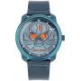 Orologio da uomo POLICE PL15714JSBL03 Raho quadrante blu cinturino in pelle 44 mm