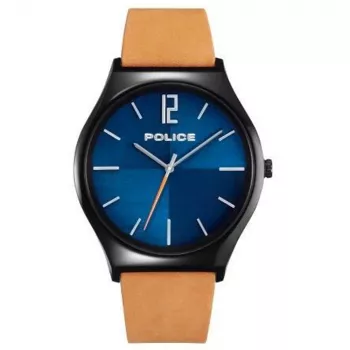 Police Orologio uomo PL15918JSB03 44mm acciaio inox pelle nero