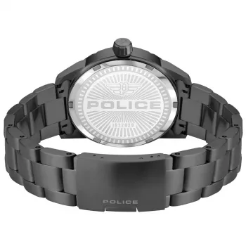 POLICE Raho Orologio uomo al quarzo con quadrante nero e cinturino in pelle PEWJG2202902
