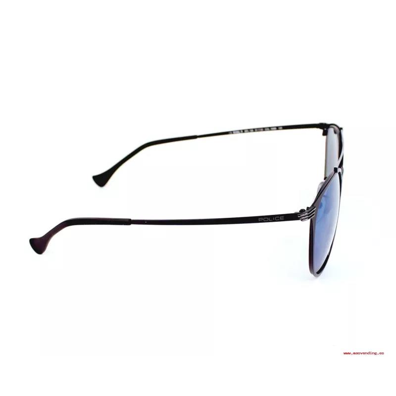 POLICE SPL15651599B Occhiali da sole unisex - Montatura in plastica rettangolare UV400