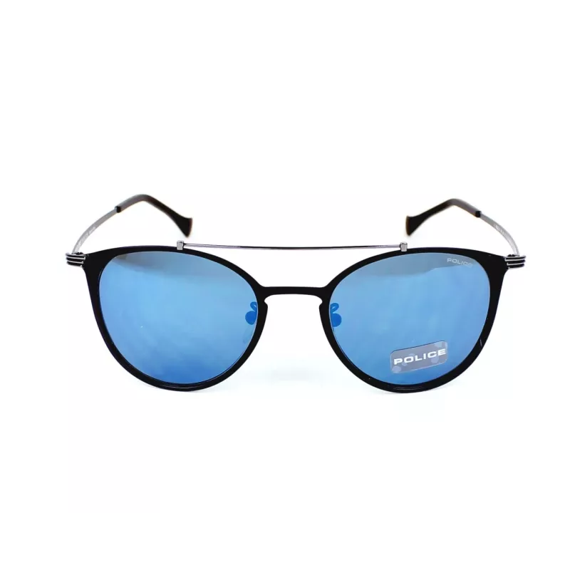 POLICE SPL15651599B Occhiali da sole unisex - Montatura in plastica rettangolare UV400