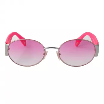 POLICE SPLA18-540492 Occhiali da sole donna, rettangolari, Havana marrone sfumato 54mm