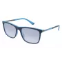 POLICE SPLA5656WTRX Occhiali da sole rettangolari in acetato uomo - Havana/marrone sfumato