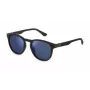 POLICE SPLF60-53U28P occhiali da sole uomo, rettangolari, polarizzati, montatura havana, lenti verdi, 53mm