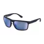 Occhiali da sole rettangolari uomo POLICE SPLF63-6306QS - montatura nero lucido, lenti grigio fumo, 63/18/130 mm