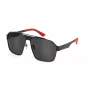 POLICE SPLL08M638YZP Occhiali da sole uomo rettangolari nero/grigio 63/13/140 mm