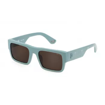 POLICE SPLL12-540M81 occhiali da sole uomo nero opaco polarizzati 54/21/145 mm