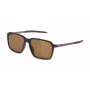 POLICE SPLL16-58V78X Occhiali da sole uomo Havana marrone sfumati rettangolari acetato UV400