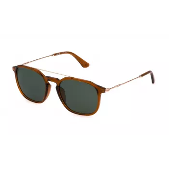 POLICE SPLL76-53D67P Occhiali da sole da uomo polarizzati Havana marrone 53mm