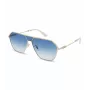 POLICE SPLL89-620300 Occhiali da sole da uomo modello pilota - Montatura nero lucido, lenti fumé, 62 mm