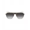 POLICE SPLL89-62300Y Occhiali da sole uomo rettangolari - montatura nera lenti grigie 62mm