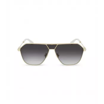 POLICE SPLL89-62300Y Occhiali da sole uomo rettangolari - montatura nera lenti grigie 62mm