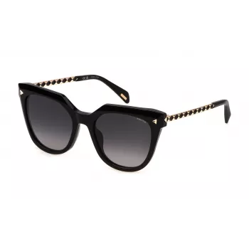Police SPLN61-540700 occhiali da sole donna nero lucido grigio 54mm