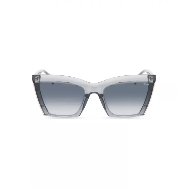 POLICE SPLP44-60098Z Occhiali da sole donna rettangolari - Havana/marrone - 60/21/140 mm