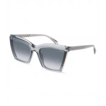 POLICE SPLP44-60098Z Occhiali da sole donna rettangolari - Havana/marrone - 60/21/140 mm