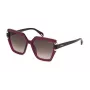 Occhiali da sole donna POLICE SPLP46-5506PJ rettangolari, montatura nera, lenti grigie, UV400