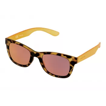 POLICE Occhiali da sole da uomo S194450878R havana acetato rettangolari 50/22/140 mm