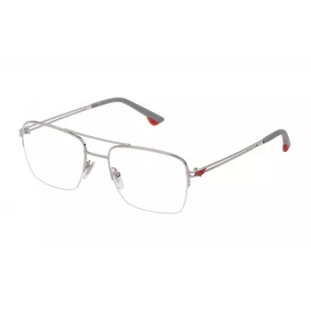 POLICE Occhiali da sole SPLB39E60U28P da uomo acetato nero rettangolari 60/17/140 mm UV400