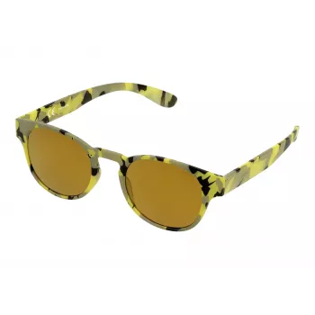 POLICE Occhiali da sole Unisex S194549GE9G Havana Montatura in Acetato Square Lente Brown Gradient 49/21/140 mm