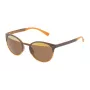 POLICE Occhiali da sole unisex SPL162V506L2H montatura in acetato Havana lenti sfumate marroni 50mm
