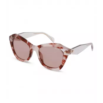 Police Occhiali da sole donna SPLL97-520Z02 Rettangolari - Nero lucido/Grigio