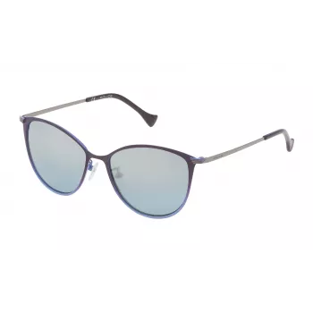 Occhiali da sole donna Police SPL190M54I20X - montatura in acetato nera, lenti in policarbonato grigie, protezione UV400