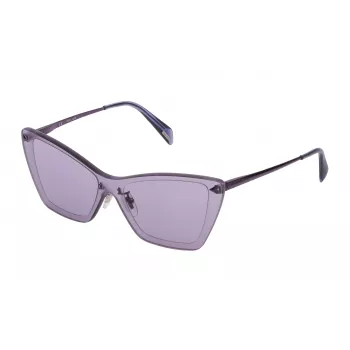 Occhiali da sole POLICE donna SPL936990Q63 - montatura nero lucido, lenti marroni sfumate, 99/0/140 mm