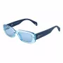 Police Occhiali da sole donna SPLA17536N1X - Montatura nera, lenti grigie sfumate, 53 mm