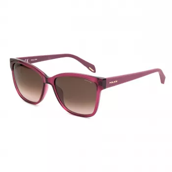Police Occhiali da sole donna SPLG44560G64 - montatura nera, lenti grigio sfumato, 56 mm