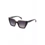 POLICE occhiali da sole da donna SPLL33V570869 - montatura rettangolare in acetato, lenti grigie sfumate, protezione UV400