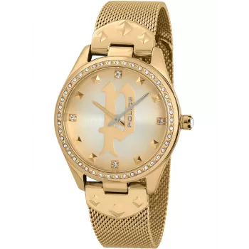 POLICE Orologio donna PL16029MSG22M 36mm acciaio inox mesh quadrante grigio