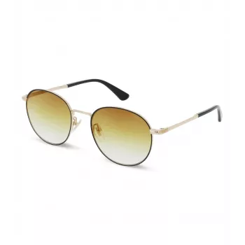 POLICE Occhiali da sole donna SPLD94-53301G rettangolari in acetato Havana con lenti in policarbonato marroni UV400
