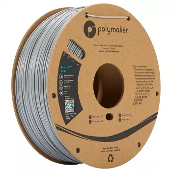 Polymaker filamento ABS 1,75mm, grigio, 1kg