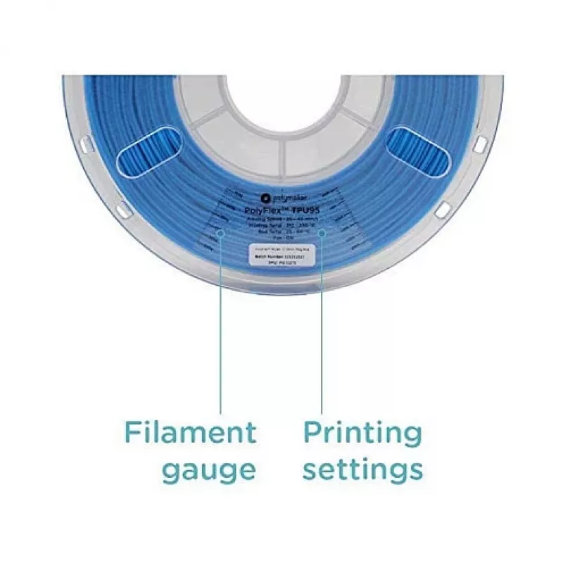 Filamento per stampante 3D Polymaker TPU-95A, 1,75 mm, 0,75 kg, rosso (PD01003)