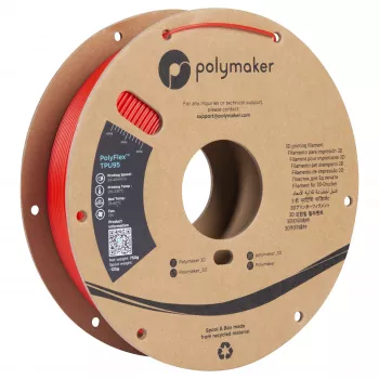 Polymaker TPU-95A filamento per stampante 3D, 1,75 mm, 0,75 kg, rosso (PD01003)