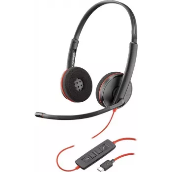 Poly Blackwire C3220 Cuffia singola USB-C - Serie 3200 - On-Ear - Con filo - USB-C - Isolamento dal rumore (209749-22)