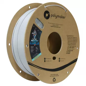 Polymaker CosPLA Version A Filamento PLA 1.75mm bianco 1kg – facile da levigare e dipingere