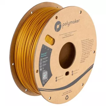 Filamento Polymaker PLA PolyLite PRO oro, 1kg