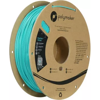 Polymaker PolyFlex TPU90 filamento TPU flessibile 1,75 mm 750 g blu-verde PD02005