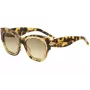 POMELLATO Occhiali da sole da donna PM0008S-001 - Montatura in acetato nero, lenti grigie, 52 mm