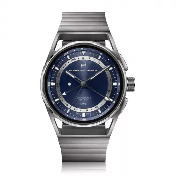 PORSCHE DESIGN Flat Six P'6000 Orologio cronografo automatico uomo 42mm acciaio inox gomma nero