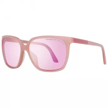 PORSCHE DESIGN occhiali da sole donna P8589-60D montatura in metallo oro lenti grigie sfumate 60/15/135 mm