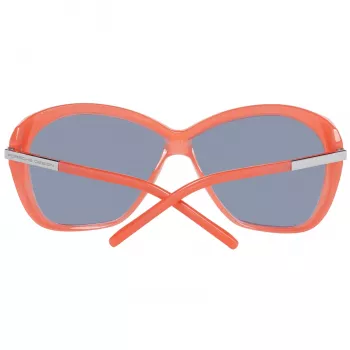 PORSCHE DESIGN donna occhiali da sole P8603-66A titanio oro pilot aviator grigio sfumato UV400