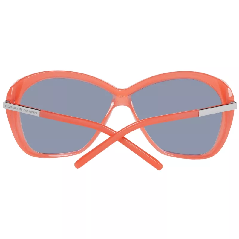 PORSCHE DESIGN donna occhiali da sole P8603-66A titanio oro pilot aviator grigio sfumato UV400