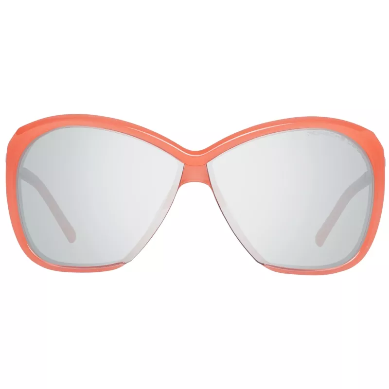 PORSCHE DESIGN donna occhiali da sole P8603-66A titanio oro pilot aviator grigio sfumato UV400
