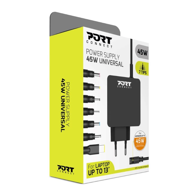 Port Connect Alimentatore universale per notebook 45W