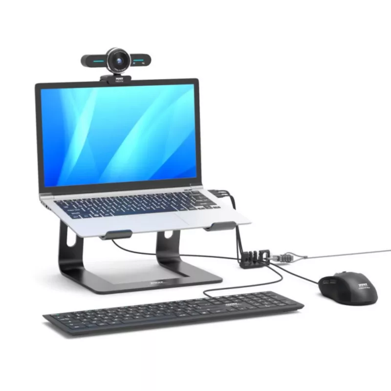 Port Connect Organizzatore di cavi da scrivania per mouse e tastiera